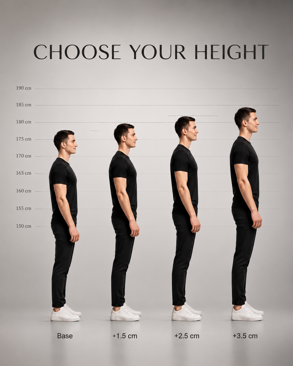 Invisible Height Insoles